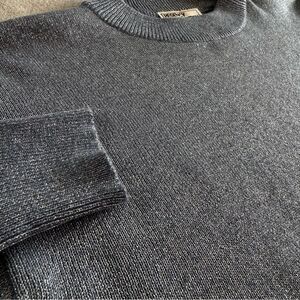 Classic blue Women's Crew Neck Sweater Lurex